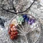 obesek drevo življenja and 7 kristalov za 7 čaker 3153 1