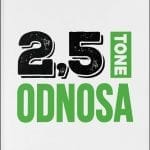2,5 tone odnosa