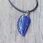 Obesek angelsko krilo lapis lazuli