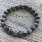 Zapestnica črn labradorit