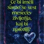 Če bi imeli samo še šest mesecev življenja, kaj bi naredili?