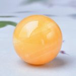 Krogla oranžni kalcit