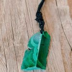 Obesek malahit - neobdelan